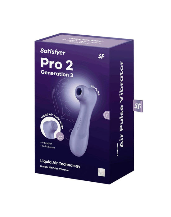Satisfyer - Pro 2 Generation 3 - Luchtdruk Vibrator - Lila-Laced-up.nl