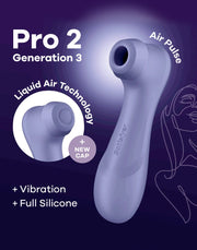 Satisfyer - Pro 2 Generation 3 - Luchtdruk Vibrator - Lila-Laced-up.nl