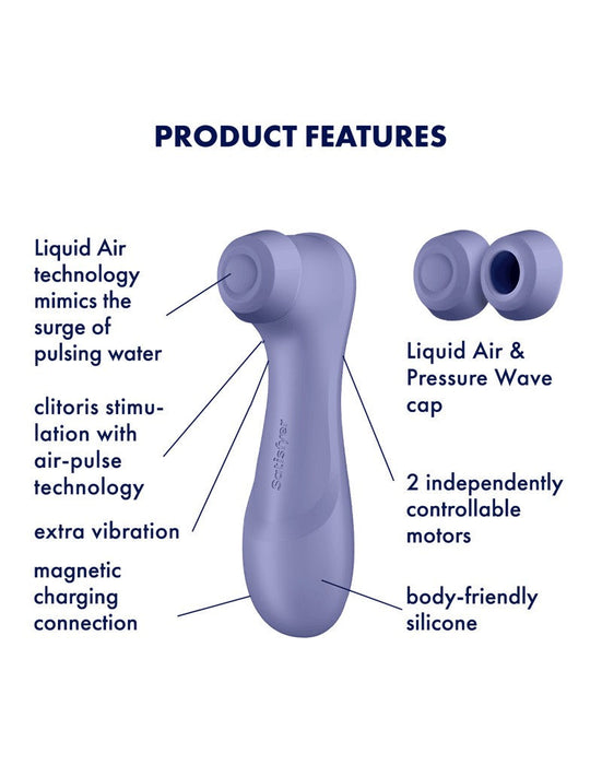 Satisfyer - Pro 2 Generation 3 - Luchtdruk Vibrator - Lila-Laced-up.nl