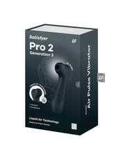 Satisfyer - Pro 2 Generation 3 - Luchtdruk Vibrator - Zwart-Laced-up.nl