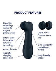 Satisfyer - Pro 2 Generation 3 - Luchtdruk Vibrator - Zwart-Laced-up.nl