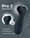 Satisfyer - Pro 2 Generation 3 Luchtdruk Vibrator met App Control - Zwart-Laced-up.nl