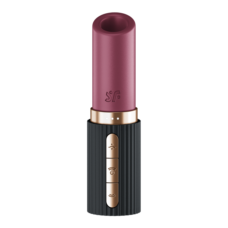 Satisfyer Pro 2 Kiss – Lipstick Vibrator met 3D Air Pulse Technologie - Zwart-Erotiekvoordeel.nl