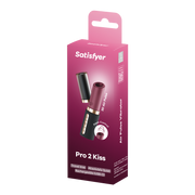 Satisfyer Pro 2 Kiss – Lipstick Vibrator met 3D Air Pulse Technologie - Zwart-Erotiekvoordeel.nl