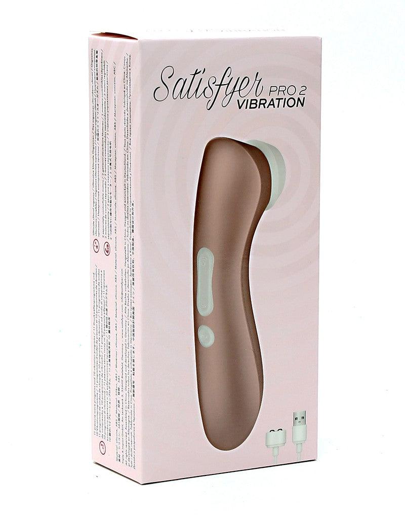 Satisfyer - Pro 2+ - Luchtdruk Vibrator Met Extra vibratie-Laced-up.nl