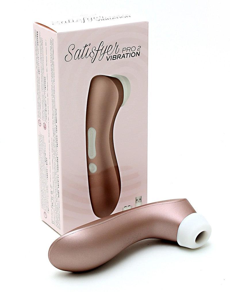 Satisfyer - Pro 2+ - Luchtdruk Vibrator Met Extra vibratie-Laced-up.nl