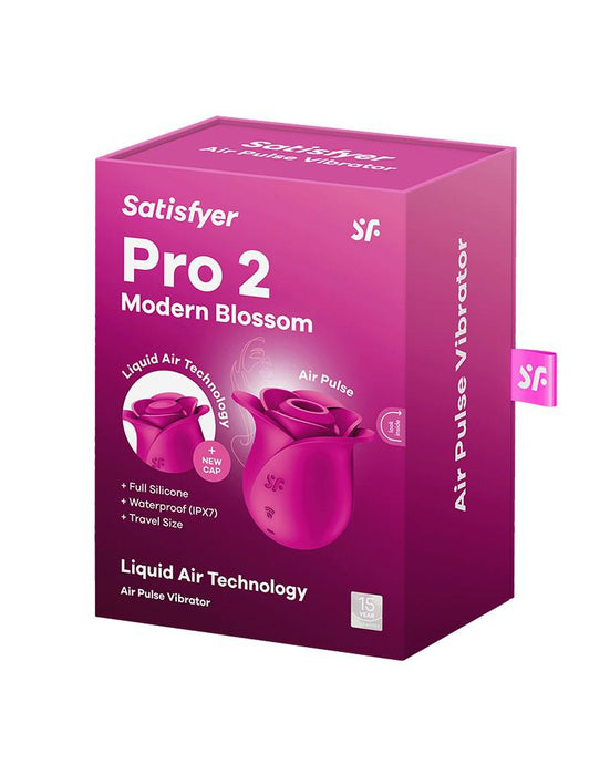 Satisfyer - Pro 2 Modern Blossom - Luchtdruk Vibrator - Roze-Laced-up.nl
