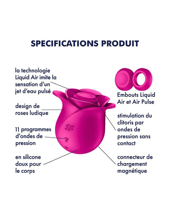 Satisfyer - Pro 2 Modern Blossom - Luchtdruk Vibrator - Roze-Laced-up.nl