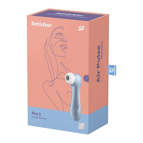 Satisfyer - Pro 2 Next Generation Luchtdruk Vibrator - Blauw-Laced-up.nl