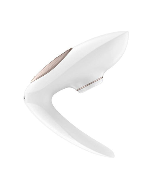 Satisfyer - Pro 4 Couples - Luchtdruk Vibrator voor Koppels - Wit/Brons-Laced-up.nl