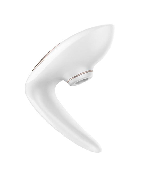 Satisfyer - Pro 4 Couples - Luchtdruk Vibrator voor Koppels - Wit/Brons-Laced-up.nl