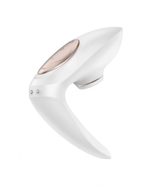 Satisfyer - Pro 4 Couples - Luchtdruk Vibrator voor Koppels - Wit/Brons-Laced-up.nl