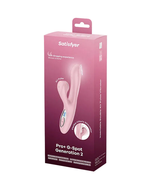 Satisfyer - Pro+ G-Spot Generation 2 - Luchtdruk Rabbit Vibrator - Roze-Erotiekvoordeel.nl