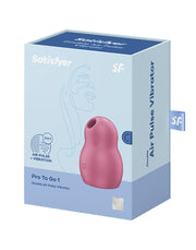 Satisfyer Pro To Go 1 - Luchtdruk Vibrator - Vibrator voor op Reis - Roze-Erotiekvoordeel.nl