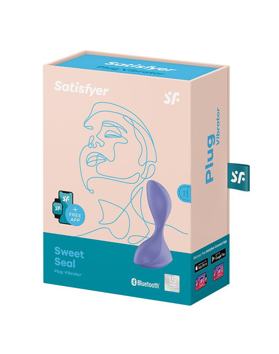 Satisfyer - Sweet Seal - Anaal Vibrator Met App Control - Lila-Laced-up.nl