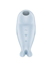 Satisfyer - Seal You Soon - Luchtdruk Vibrator met Vibratie - Lichtblauw-Laced-up.nl