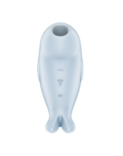 Satisfyer - Seal You Soon - Luchtdruk Vibrator met Vibratie - Lichtblauw-Laced-up.nl
