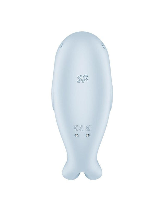 Satisfyer - Seal You Soon - Luchtdruk Vibrator met Vibratie - Lichtblauw-Laced-up.nl