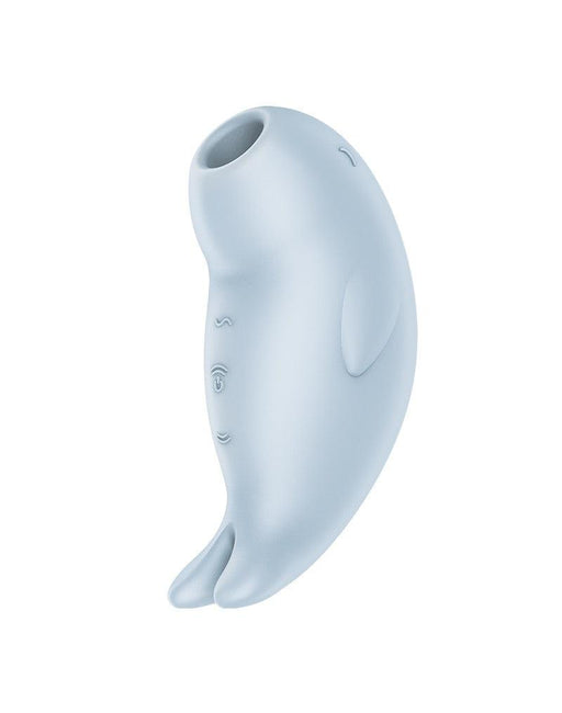 Satisfyer - Seal You Soon - Luchtdruk Vibrator met Vibratie - Lichtblauw-Laced-up.nl