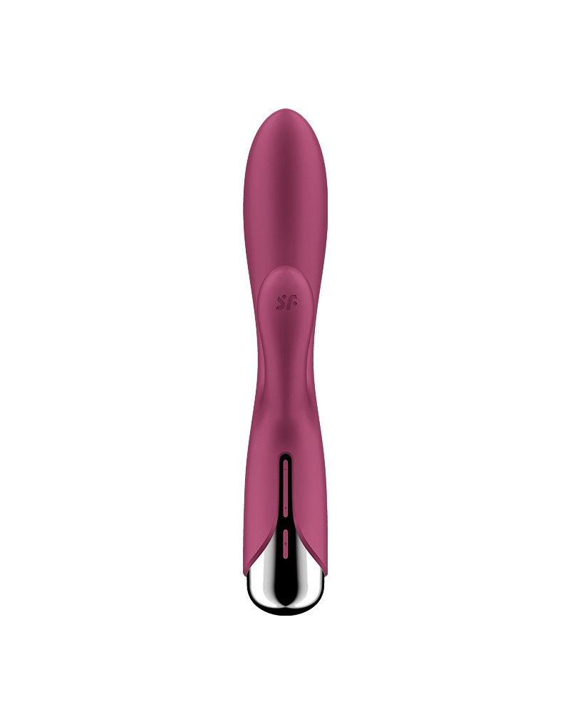 Satisfyer - Spinning Rabbit 1 - Roterende en Vibrerende Rabbit Vibrator - Rood-Erotiekvoordeel.nl