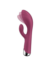 Satisfyer - Spinning Rabbit 1 - Roterende en Vibrerende Rabbit Vibrator - Rood-Erotiekvoordeel.nl