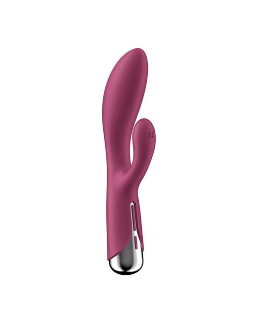 Satisfyer - Spinning Rabbit 1 - Roterende en Vibrerende Rabbit Vibrator - Rood-Erotiekvoordeel.nl