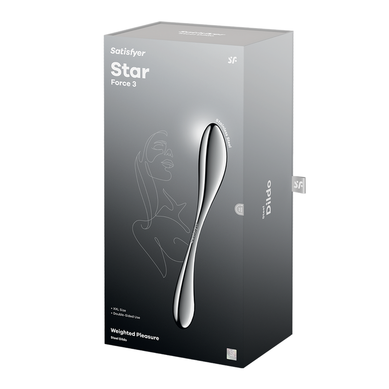 Satisfyer - Star Force 3 - RVS Dildo-Erotiekvoordeel.nl