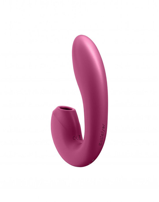 Satisfyer - Sunray - Luchtdruk en G-spot Vibrator - Berry Rood-Laced-up.nl