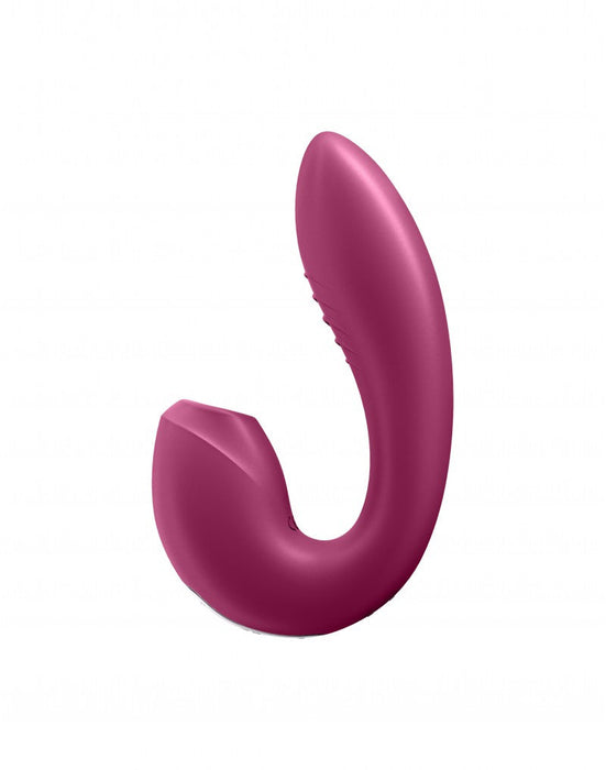 Satisfyer - Sunray - Luchtdruk en G-spot Vibrator - Berry Rood-Laced-up.nl