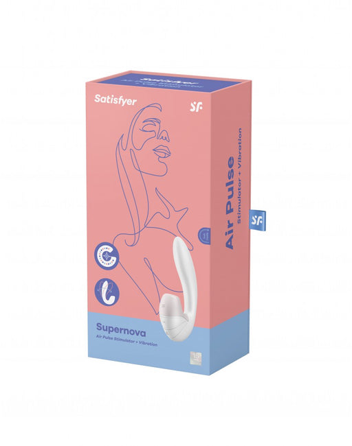 Satisfyer - Supernova - Luchtdruk en G-spot Vibrator - Wit-Laced-up.nl