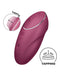 Satisfyer - Tap & Climax 1 - Vibrerende Clitoris Vibrator met Tik/Tapping Functie - Rood-Erotiekvoordeel.nl