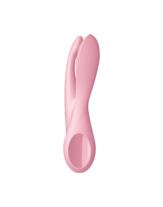 Satisfyer - Threesome 1 - Multi Vibrator Met 3 Voelsprieten - Licht Roze-Laced-up.nl