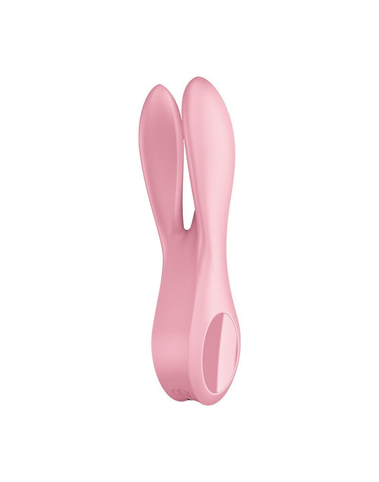 Satisfyer - Threesome 1 - Multi Vibrator Met 3 Voelsprieten - Licht Roze-Laced-up.nl