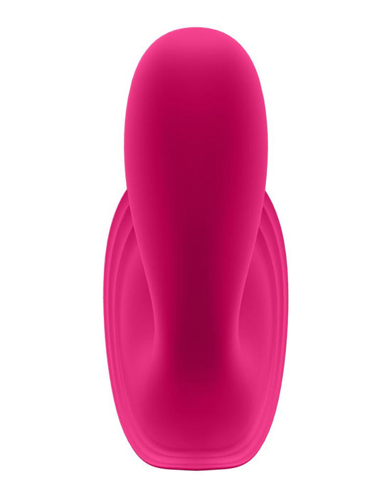 Satisfyer - Top Secret - Draagbare Vibrator Met Anaal Stimulator Roze-Laced-up.nl