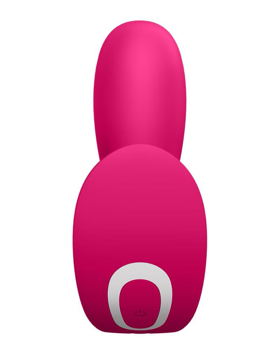 Satisfyer - Top Secret - Draagbare Vibrator Met Anaal Stimulator Roze-Laced-up.nl