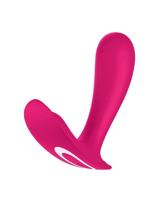 Satisfyer - Top Secret - Draagbare Vibrator Met Anaal Stimulator Roze-Laced-up.nl