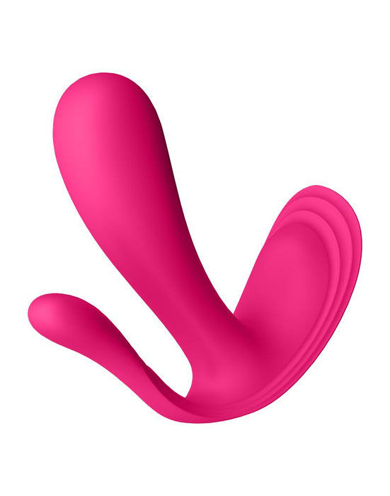 Satisfyer - Top Secret Plus - Draagbare Vibrator Met Anaal Stimulator - Roze-Laced-up.nl