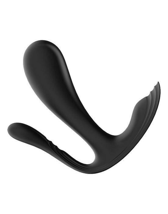 Satisfyer - Top Secret Plus - Draagbare Vibrator Met Anaal Stimulator - Zwart-Laced-up.nl