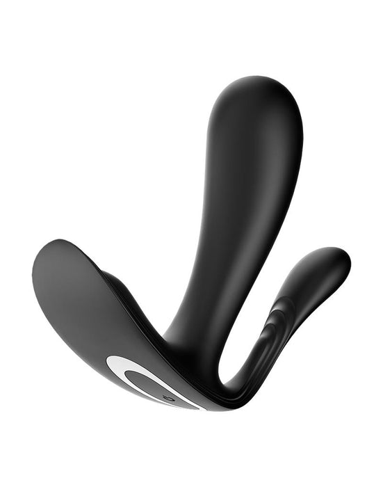 Satisfyer - Top Secret Plus - Draagbare Vibrator Met Anaal Stimulator - Zwart-Laced-up.nl