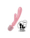 Satisfyer - Triple Lover - 2-in-1 Wand en Rabbit Vibrator - Roze-Laced-up.nl