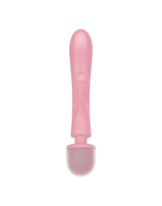Satisfyer - Triple Lover - 2-in-1 Wand en Rabbit Vibrator - Roze-Laced-up.nl