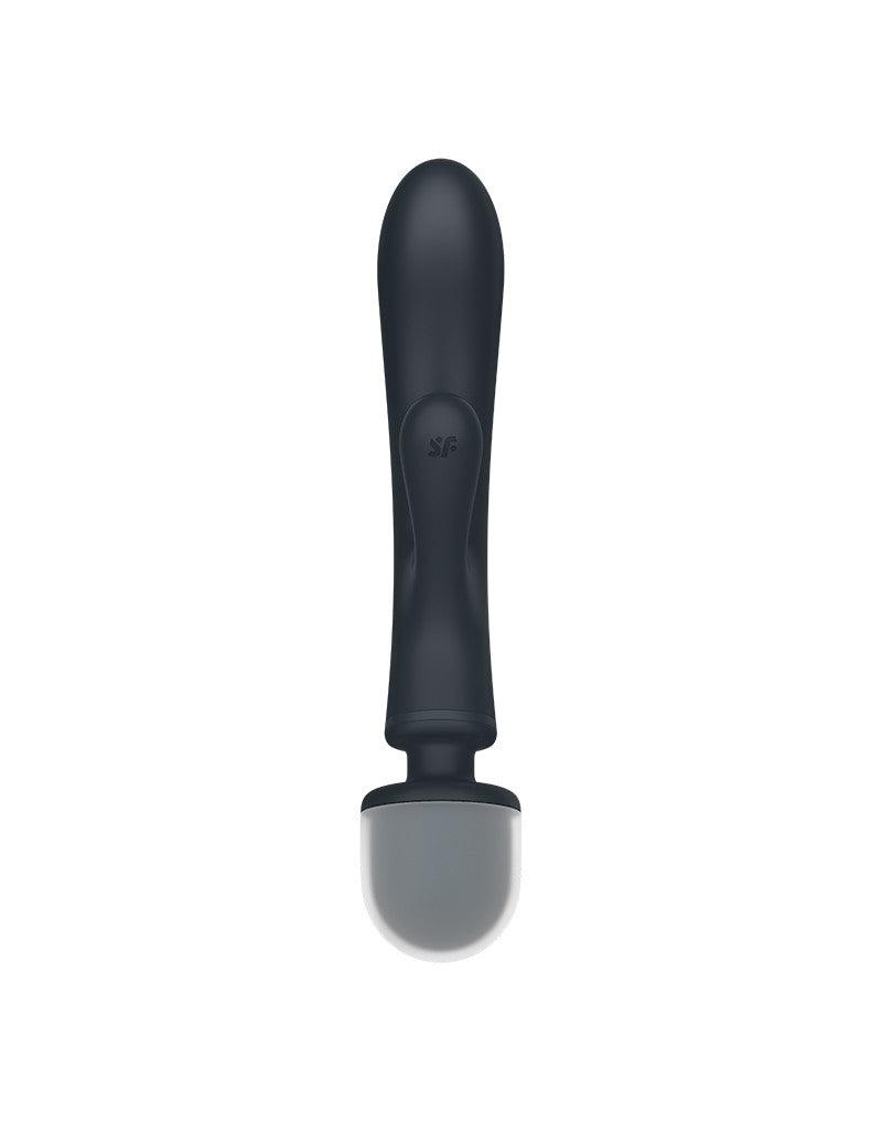 Satisfyer - Triple Lover - 2-in-1 Wand en Rabbit Vibrator - Zwart-Laced-up.nl