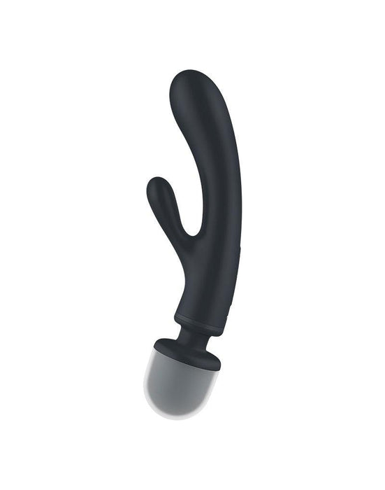 Satisfyer - Triple Lover - 2-in-1 Wand en Rabbit Vibrator - Zwart-Laced-up.nl