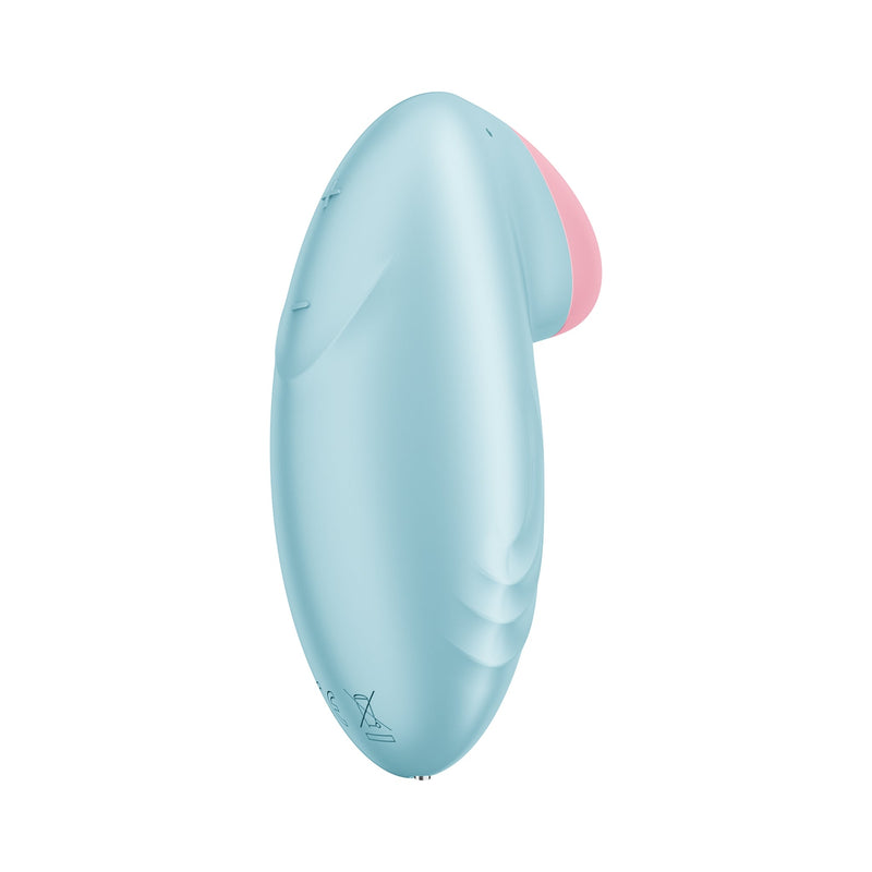 Satisfyer - Tropical Tip - Clitoris Vibrator - App Control - Lichtblauw-Erotiekvoordeel.nl
