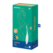 Satisfyer - Twirling Joy - Precisie Clitoris Vibrator - App Control - Wit-Erotiekvoordeel.nl