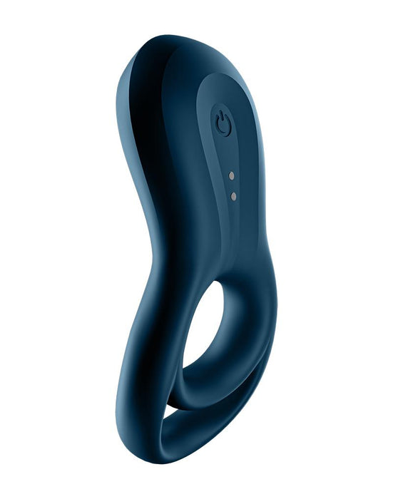 Satisfyer - Vibrerende Cockring Met Partner Stimulator - Koppel Vibrator Epic Duo - Blauw-Laced-up.nl