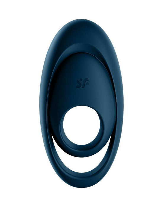 Satisfyer - Vibrerende Cockring Met Partner Stimulator - Koppel Vibrator Glorious Duo - Blauw-Laced-up.nl