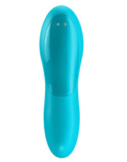 Satisfyer - Vinger Vibrator Teaser - Turquoise-Laced-up.nl