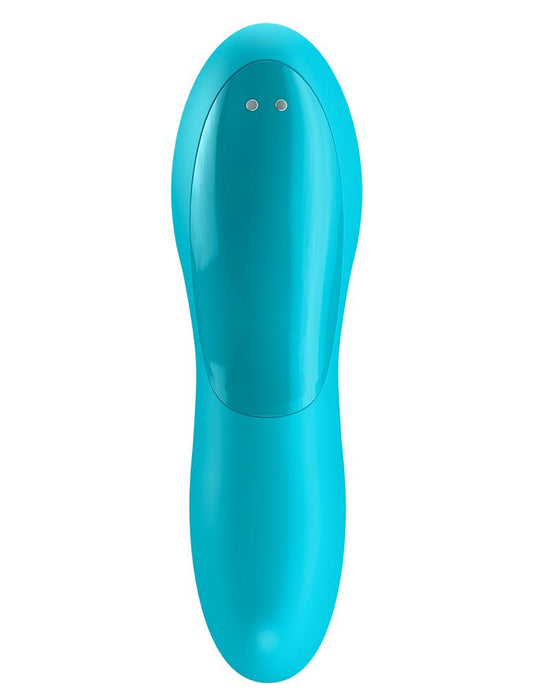 Satisfyer - Vinger Vibrator Teaser - Turquoise-Laced-up.nl