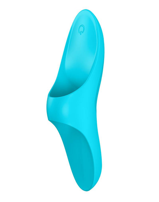 Satisfyer - Vinger Vibrator Teaser - Turquoise-Laced-up.nl